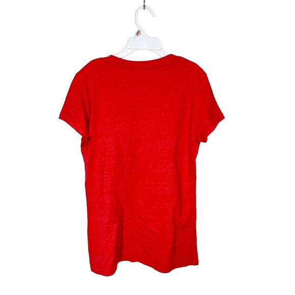 Phillies Baseball Tshirt Size SP‎ Womens V Neck Logo Short Sleeve Small Petite - Picture 6 of 8